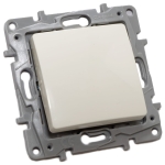 Włącznik schodowy Legrand Niloe kremowy 764601