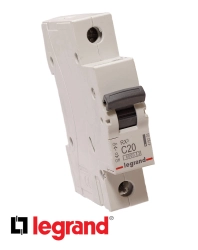 Bezpiecznik Legrand RX3 C20A 1P s301 419203