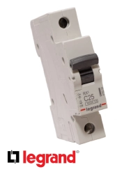 Bezpiecznik Legrand RX3 C25A 1P s301 419204