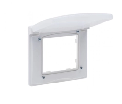 Niloe Step - Ramka Pojedyncza IP44 - Biała - 863196