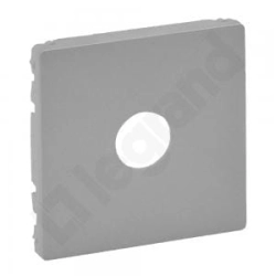 Gniazdo TV typu "F" aluminium (plakietka) Valena Life 754762