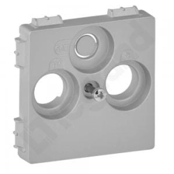 Plakietka gniazda TV-RD-SAT aluminium Valena Life 754802
