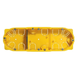 Puszka potrójna lub 6/8 modułowa Legrand Batibox 080043