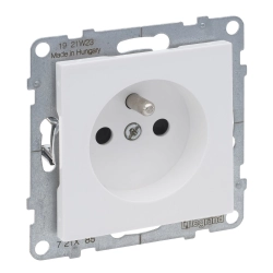 SUNO Gniazdo pojedyncze białe  2P+Z 16A 250V zaciski śrubowe 721185
