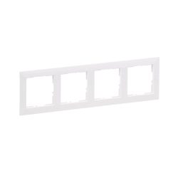 Ramka biała - 4x Legrand Suno 721504 