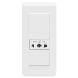 Gniazdo golarkowe IP24 - IK04 230/120 V 50/60 Hz Legrand Mosaic 077586