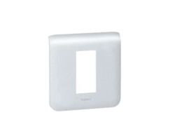 Ramka 1 modułowa (uchwyt nr ref. 0802 51/60/61/62/69) Aluminium Legrand Mosaic 079311