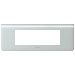 Ramka 6 modułowa Aluminium Legrand Mosaic 079016