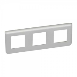Ramka 3 x 2 modułowa pozioma Aluminium Legrand Mosaic 079306L