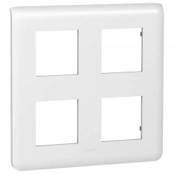 Ramka 2 x 2 x 2 modułowa pozioma Biały Legrand Mosaic 078838L