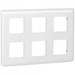 Ramka 2 x 3 x 2 modułowa pozioma Biały Legrand Mosaic 078832L