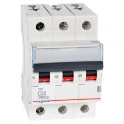 Wyłącznik nadprądowy 3P C 20A 6kA AC S303 TX3 403546