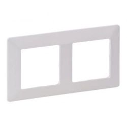 Ramka podwójna biała linia Neutral Valena Life 754002