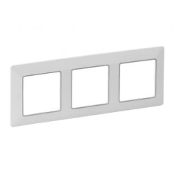 Ramka potrójna biały / chrom linia Neutral Valena Life 754033