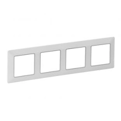 Ramka poczwórna biały / chrom linia Neutral Valena Life 754034