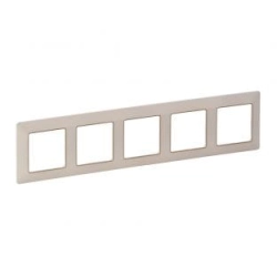 Ramka pięciokrotna kremowy / złoty linia Neutral Valena Life 754065