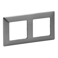 Ramka podwójna stalowa linia Metal Valena Life 754152