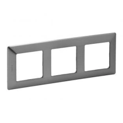 Ramka potrójna stalowa linia Metal Valena Life 754153
