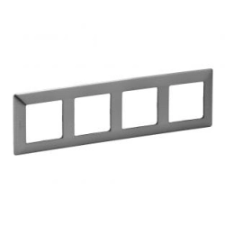 Ramka poczwórna stalowa linia Metal Valena Life 754154