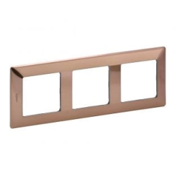 Ramka potrójna miedziana linia Metal Valena Life 754163