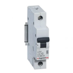 Bezpiecznik Legrand RX3 C10A 1P s301 419200