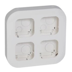 Stacja robocza do wyposażenia w 4 mechanizmy IP20 biały Legrand Forix 782494