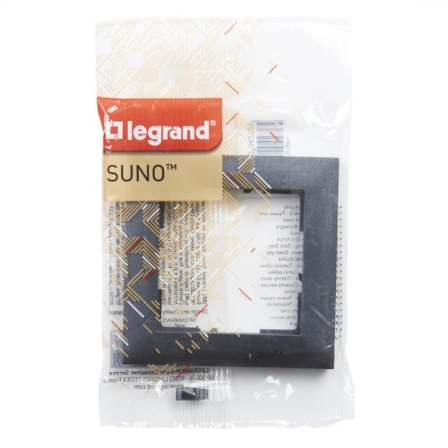 Ramka pojedyncza ciemnoszara Legrand SUNO 721551