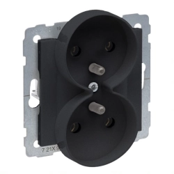 Gniazdo podwójne 2X2P+Z - 16 A - 250 V~ Legrand SUNO 721491