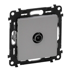 Gniazdo TV zakończeniowe 0 - 862 MHz aluminium Valena Life 753360
