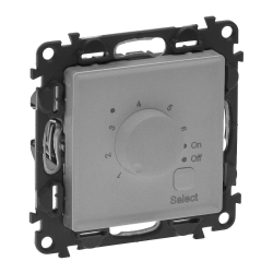 Termostat do ogrzewania podłogowego aluminium Valena Life 752334
