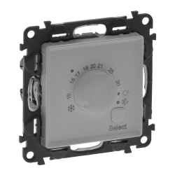 Termostat pokojowy aluminium Valena Life 752333