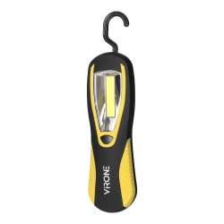 Latarka warsztatowa LED COB 3W, 200lm, 3 x AA magnes, haczyk