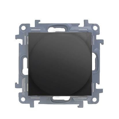Ściemniacz obrotowy do LED ściemnialnych 230 V (moduł) 2–250 W czarny mat Simon10 CS9LA.01/49