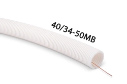 Rura elektroinstalacyjna karbowana 320N z pilotem 40/34-50mb TTPlast 11646 (Peszel)