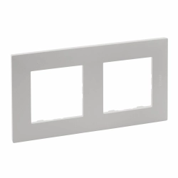 Niloe Step - Ramka Podwójna - Aluminium Legrand 863392