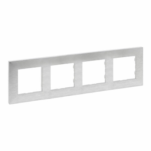 Ramka-poczworna-Aluminium-szczotkowane-tworzywo-Legrand-Niloe-Step-863894.webp