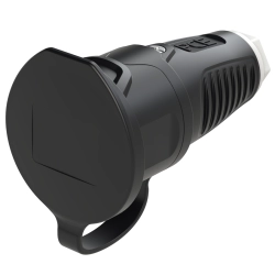 Gniazdo gumowe, wersja z bolcem i zatyczką 3P / 16A IP44 2411-SW