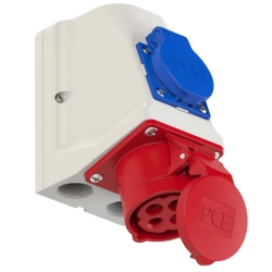 Gniazdo stałe KOMBI 4P / 32A IP44 - 9224-6F