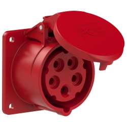 Gniazdo tablicowe proste 5P / 16A IP44 / IP44/54 315-6F7