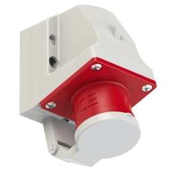 Wtyczka odbiornikowa (z klapką) 4P / 32A IP44 524-6D