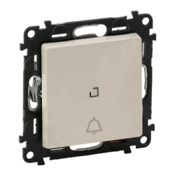 Przycisk przełączny  NO/NC podświetlany - 12 V~ kremowy Valena Life 752213