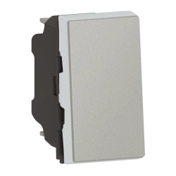 Włącznik uniwersalny 1 moduł 10 AX - 250 V~ Aluminium Legrand Mosaic 079201L