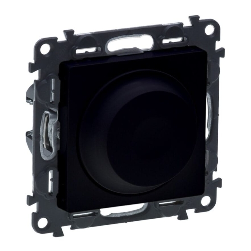 Ściemniacz obrotowy 5-400W, 5-75 dla LED czarny Legrand Valena Life 756360
