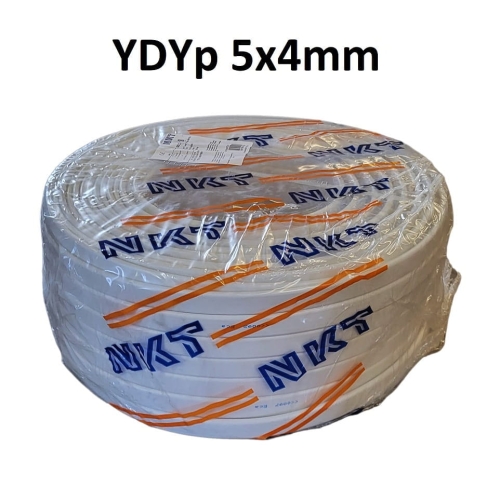 Przewód płaski YDYp 5x4mm2 100m NKT
