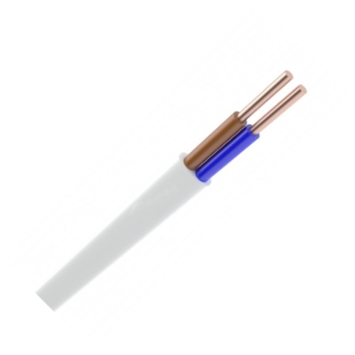 Przewód ydyp 2x1 Elektrokabel 450/750v 1m