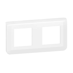 Ramka 2 x 2 modułowa pozioma biała Legrand Mosaic 277804L