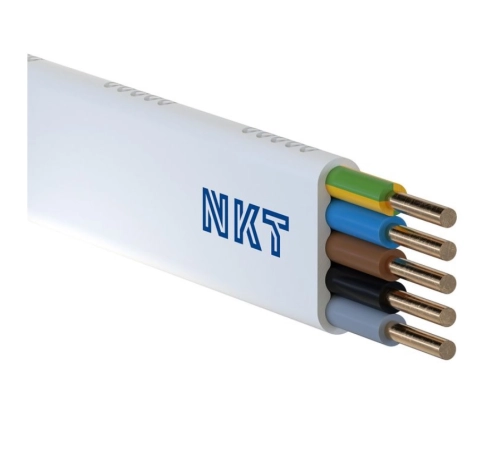 Przewód płaski YDYp5x1,5mm2 100m NKT