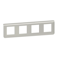 Ramka 4 x 2 modułowa pozioma Aluminium Legrand Mosaic 079308L