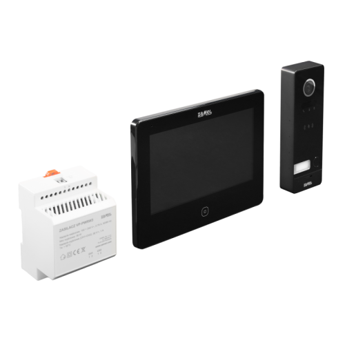 JEDNORODZINNY DWUŻYŁOWY ZESTAW WIDEO DOMOFONOWY Z CZYTNIKIEM RFID  CZARNY - SERIA 200 TYP VP-209ICSB-B (5).png