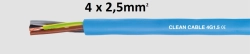 Przewód 4x2,5mm do pomp głębinowych do wody pitnej CLEAN CABLE 